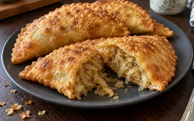 Беру полкило обычной капусты и вместо нудных мясных котлет жарю капустные чебуреки — их расхватывают моментально