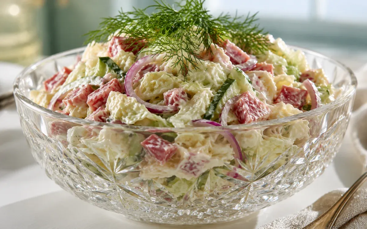 Забытый салат «Пятиминутка»: хит советских застолий — обалденно вкусный и сытный