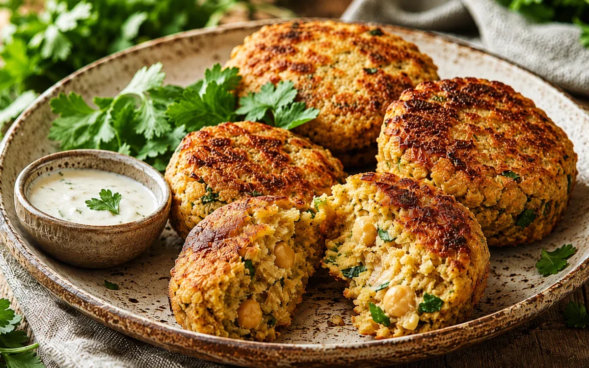 Когда обычные котлеты надоели, перехожу на нутовые: сытные и такие вкусные, что одной котлетки всегда мало