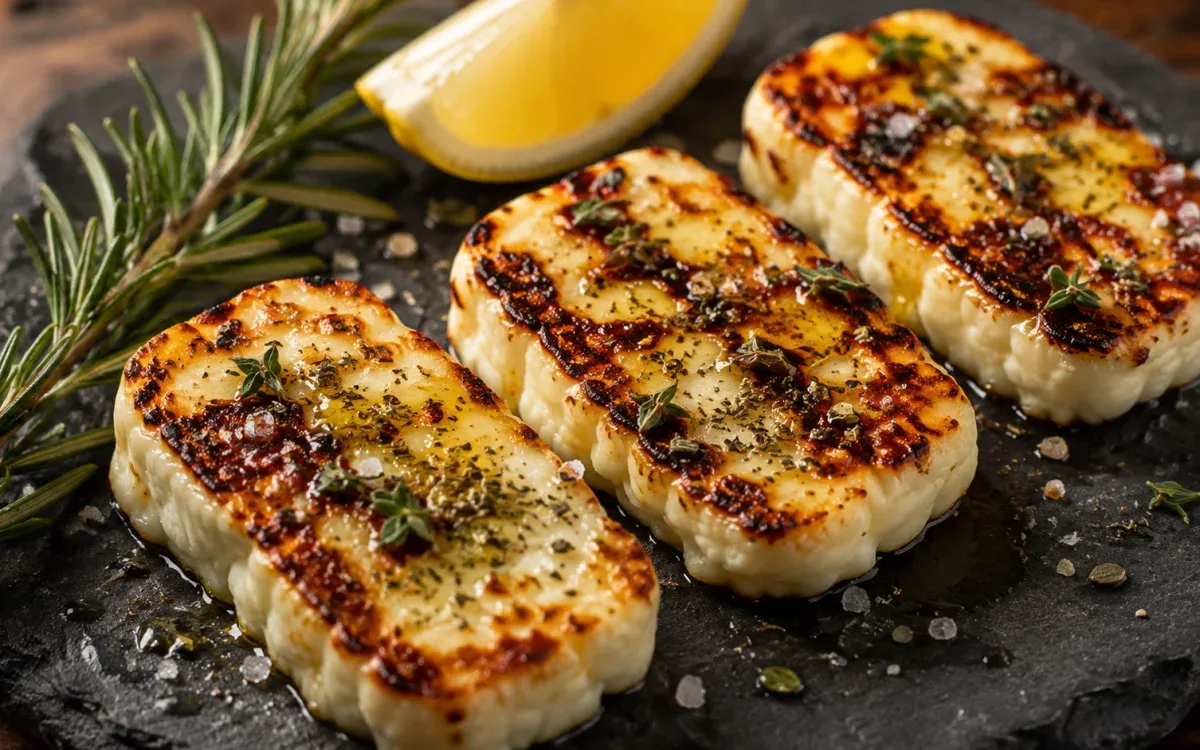 Быстрый, эффектный, невероятно вкусный: жареный сыр халуми с пряными травами настоящий хит домашних вечеринок