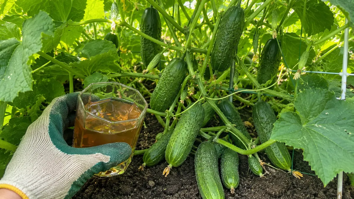По стакану под куст — и огурцы прут как бешеные: 3 самые лучшие летние подкормки