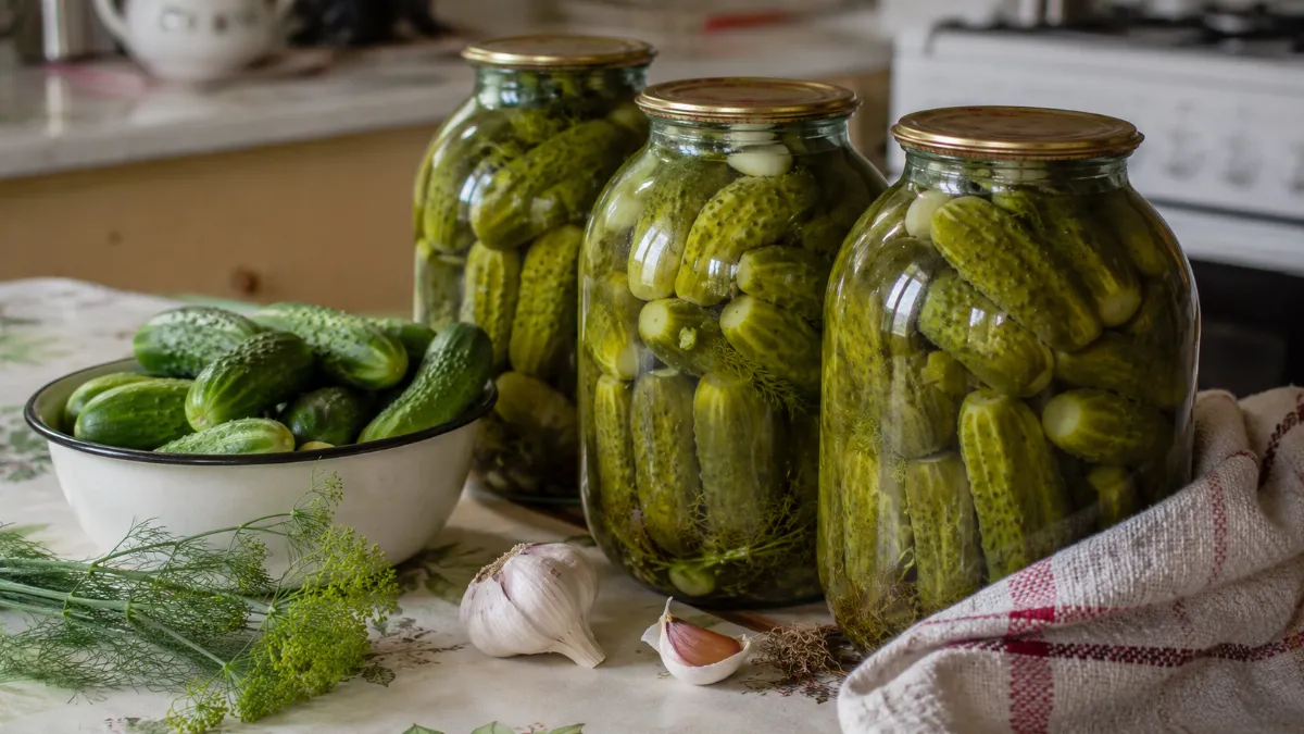 Закатываю по 30 банок: хрустящие огурцы без уксуса, сахара и стерилизации — бочковой вкус как из детства