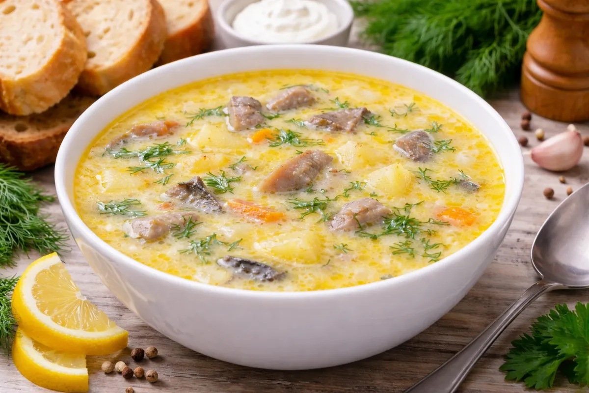 Бархатистый грибной суп с кабачками: легкий, сытный, со сливочным вкусом и простой в готовке — идеален для весны