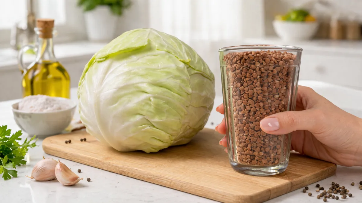 Беру капусту и гречку, готовлю вкусный и быстрый ужин — сытнее, чем с котлетой