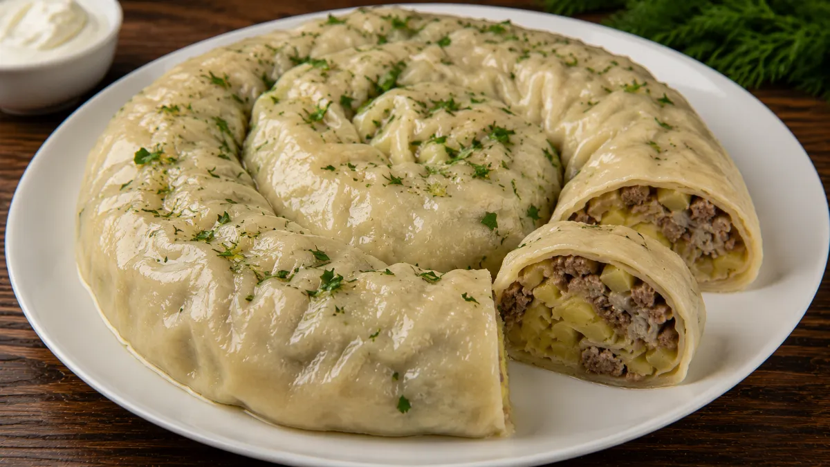 Паровой рулет, который покоряет с первого ломтика: готовим ханум с мясом и картофелем — отличный способ удивить дорогих гостей