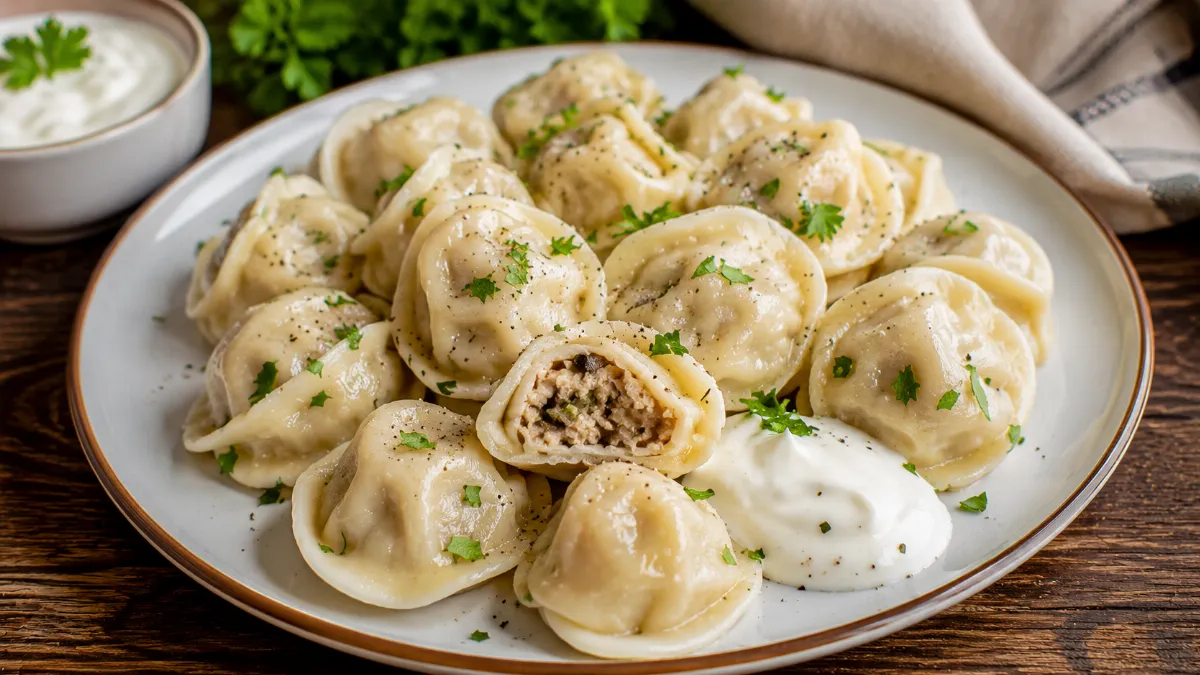 Домашние пельмени с куриным фаршем и грибами — готовим вкуснее, чем в ресторане. Простой рецепт для уютного вечера