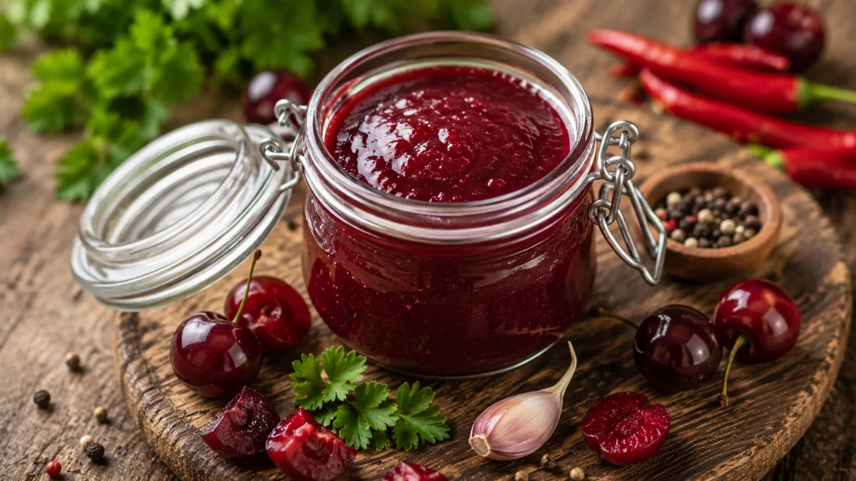 Тот самый вкус из кавказских ресторанов у вас дома: ароматный вишневый ткемали — подходит к любому блюду