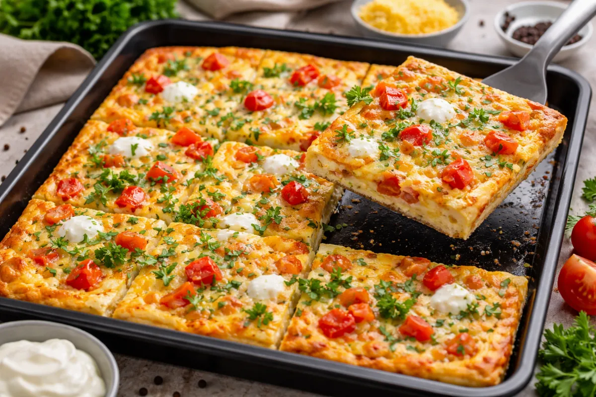 Вылила яйца на противень — случайная вкуснятина вместо надоевшего омлета и яичницы: вкусно до чертиков