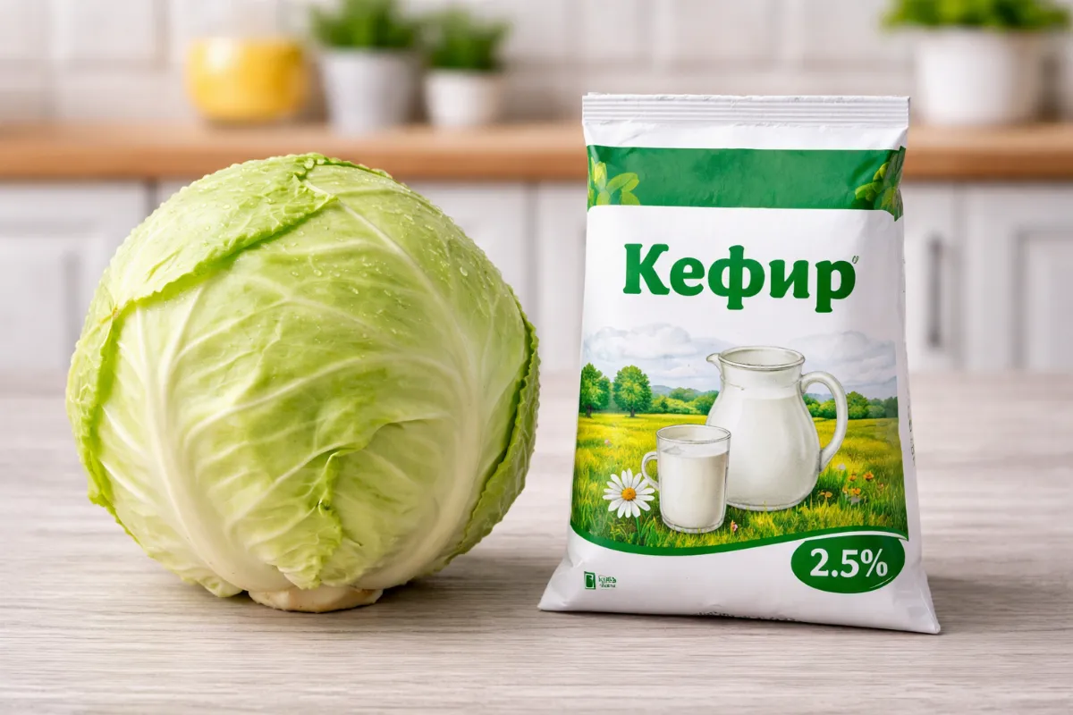 Беру капусту и 1 стакан кефира — готовлю вкуснейший ужин по-быстрому: так сытно, даже мяса не нужно