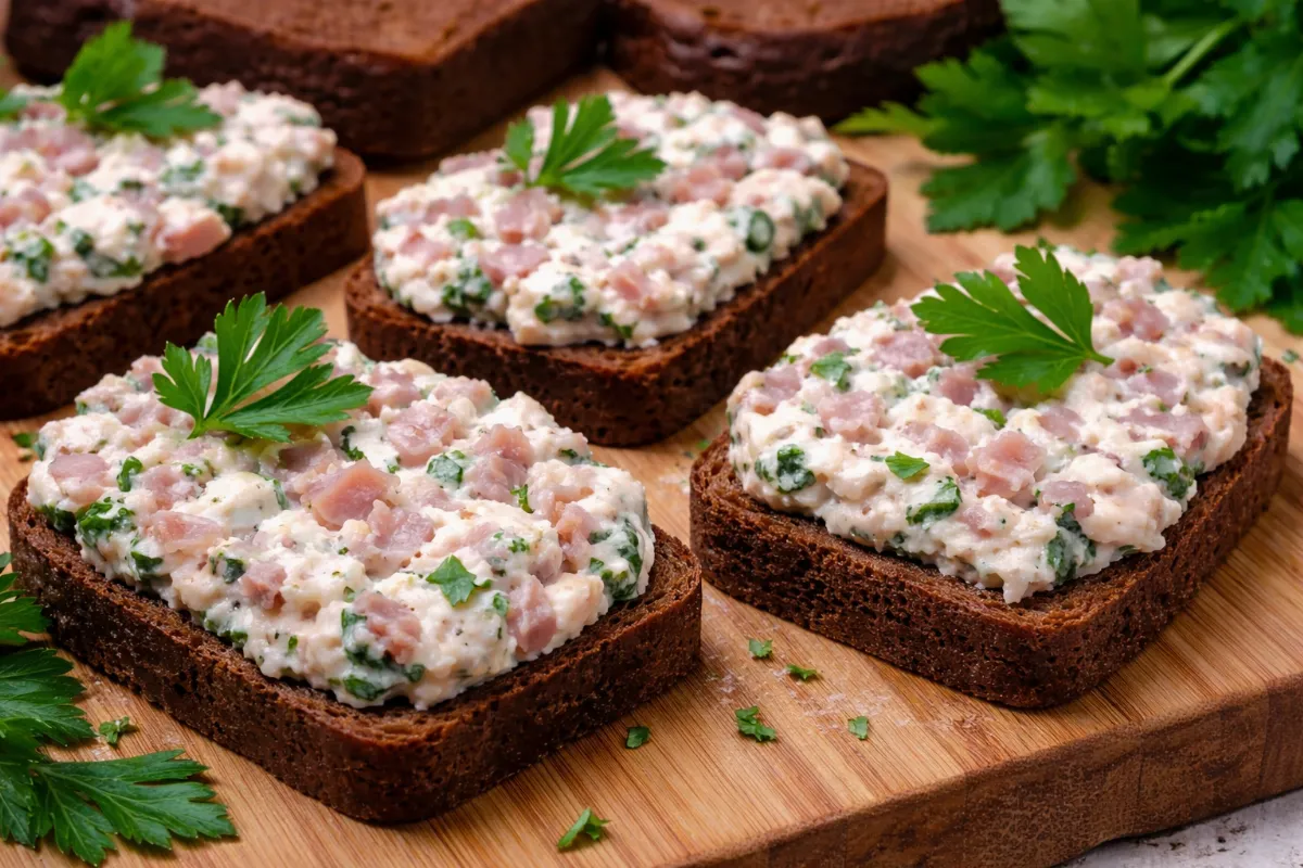 Нежная, тающая, с ярким вкусом: намазка как из ресторана, но из простых продуктов — идеальная закуска за 10 минут