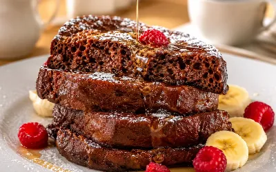 Шоколадные гренки на кефире: рецепт-пятиминутка из продуктов, которые всегда под рукой