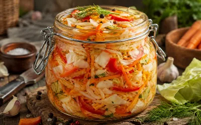Вместо приевшейся квашеной — вкуснющая капуста «Провансаль»: нарезал, залил, через сутки готова