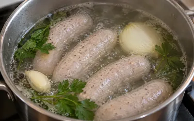Даже дешевые сосиски станут как из хорошей закусочной: 4 добавки в воду превратят их в ароматный деликатес