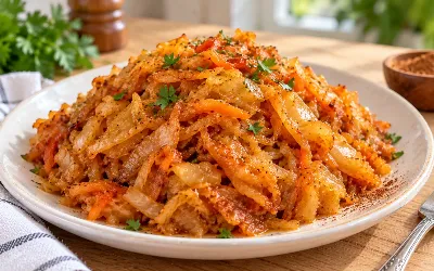 Самый необычный потушить белокочанную капусту: как ложка сахара и пряности превращают капусту в сладкий завтрак