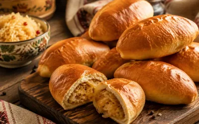 Вместо привычной выпечки с мясом готовлю эту копеечную классику: рецепт сытных пирожков с квашеной капустой