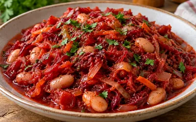 Вместо обычного готовлю сухой борщ: те же овощи, но вкус совсем другой — густо, сытно, ароматно