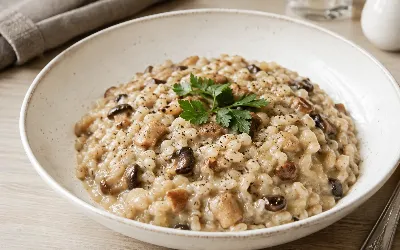 Приятная зернистая текстура и бархатистый вкус: как приготовить идеальное перлотто дома