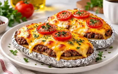 Котлеты больше не жарю: фарш на картофельные кружочки — ленивая «Мясная лапка» улетает со стола мгновенно