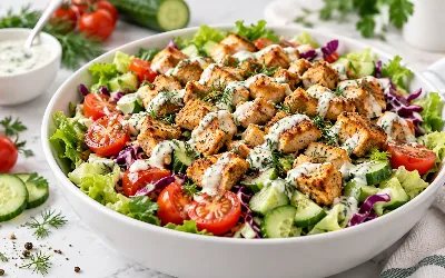 Салат "Шаурма" без лаваша: любимый вкус, но без лишних калорий — ваш новый фаворит на ужин