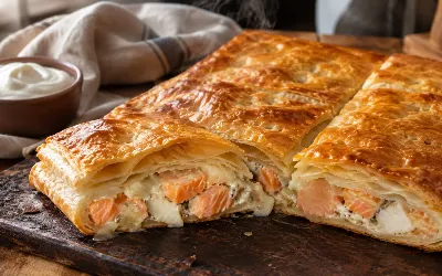 Слоеное тесто из пачки и филе рыбы: самый ленивый, но безумно вкусный пирог к ужину