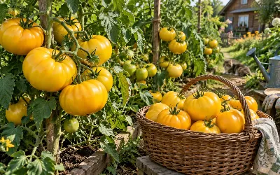 Этот томат на вкус как дыня, весит до 600 г и дает ранний урожай — не овощ, а десерт