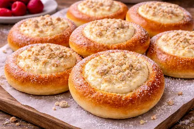 Ватрушки с творогом — классика русской выпечки, которая никогда не надоест. Рецепт для уютных семейных вечеров и душевных посиделок