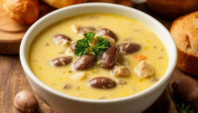 Семья куриный суп разлюбила — вместо него просит готовить эту сырную вкуснятину с сердечками: простой и сытный супчик