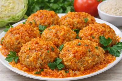 Ленивые голубцы в новой версии: выглядят как котлеты, а на вкус — настоящие, только сочнее и возни в 3 раза меньше
