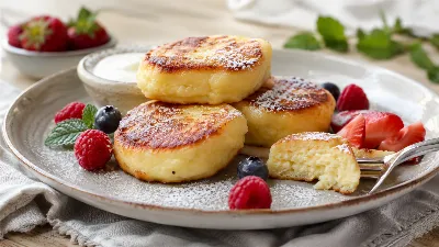 Самые нежные сырники — хрустящая корочка и сливочный вкус: готовлю на манке, и они всегда идеальные