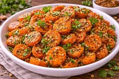Морковь по‑мароккански: сладкая, пряная и ароматная. Быстрый рецепт яркого гарнира — добавьте немного магии восточной кухни в свое меню