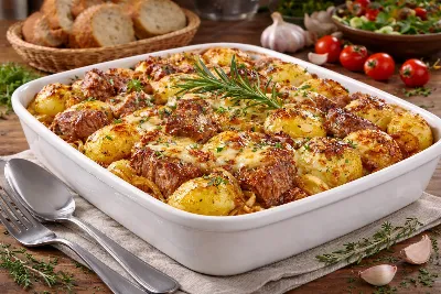 Мясо по-французски уже не в почёте, готовлю по-капитански: свинина с картошкой в сливочном соусе и с хрустящей корочкой  