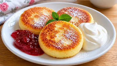 Пышные сырники с манкой на завтрак — воздушные, ароматные и невероятно вкусные. Простой рецепт для бодрого утра