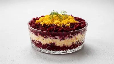 Свекольный салат «Царский»: 3 ингредиента, а вкуснее винегрета и селедки под шубой — готовлю за 10 минут