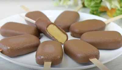 Советское эскимо со вкусом крем-брюле как в детстве: простое мороженое из стакана молока удивит всю семью