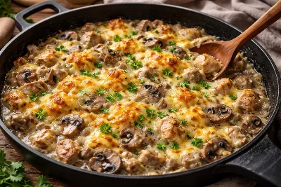 Про духовку можете забыть: готовлю вкуснейший жюльен с курицей и грибами на обычной сковороде за 20 минут 