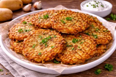 Картофельные драники — хрустящее счастье на сковороде. Легко приготовить, сложно оторваться: рецепт для сытного семейного завтрака