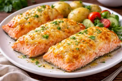 Нежнейшая горбуша в сырной шубке: просто, вкусно и очень эффектно. Готовлю родным на ужин — и все просят добавки