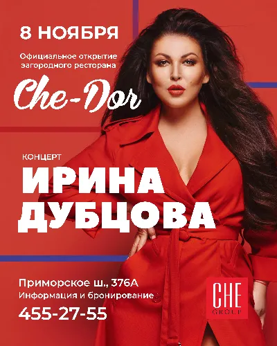 Официальное открытие. Концерт Ирины Дубцовой