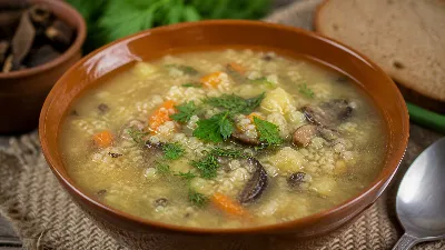 Вкусный кулеш из пшена с сушёными грибами: готовим сытный обед за час. Ароматный супчик для вашего стола