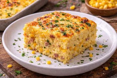 Превращаем кашу в шедевр: запеканка из кукурузной крупы. Нежная, сытная, с золотистой корочкой — идеальный вариант для завтрака