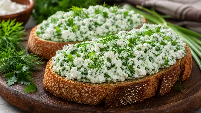 Зеленая намазка на летние бутерброды: бюджетная вкуснятина за 15 минут — и на свежий хлеб, и на гренки
