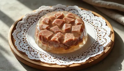 Сборный мясной холодец - классика русской кухни: раскрываем секреты идеального застывания и насыщенного вкуса 