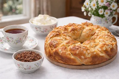 Самый красивый пасхальный венок с орехами: пышный, ароматный, украшение стола на Пасху — все гости в восторге