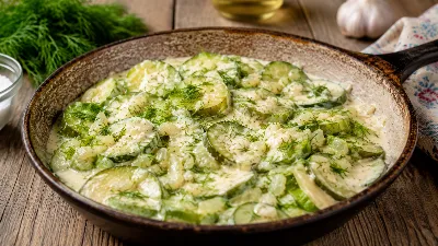 Кабачки в сметане: когда хочется чего‑то простого, но очень вкусного это блюдо не подведёт