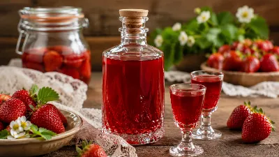 Приготовьте клубничный ликер своими руками: без консервантов, с натуральным вкусом ягод. Ароматный, нежный и без химии — рецепт ждет вас