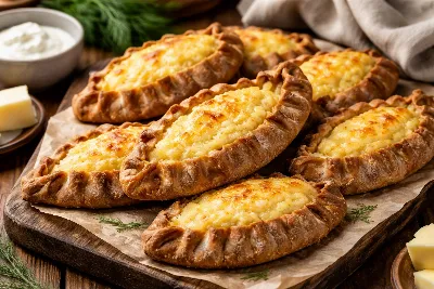 У всех пирожки закрытые, а у меня открытые с начинкой: вкуснятина по-карельски