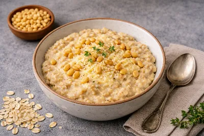 Приготовила овсянку по-новому и обалдела: вкуснота за 10 минут — сливочная, сытная, с хрустящими орехами 