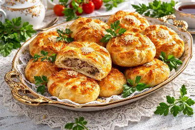 Мягкое тесто, сочная курица, восточные специи: готовлю пирожки-мешочки — как из тандыра