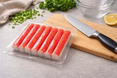 Беру самые дешевые крабовые палочки и готовлю закуску, как в дорогом кафе: всего 3 ингредиента и 15 минут