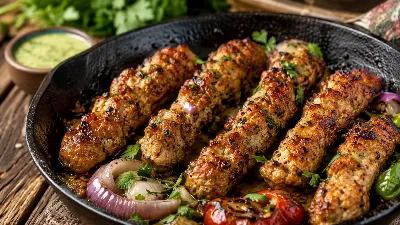 Сочный куриный кебаб прямо на вашей кухне: раскрываем вкус мяса по‑новому — пряный маринад, румяная корочка и восторг на лицах родных
